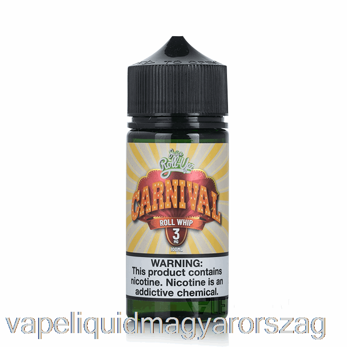 Tekercskorbács - Karnevál - Juice Roll-upz E-liquid - 100ml 3mg Vape Folyadék